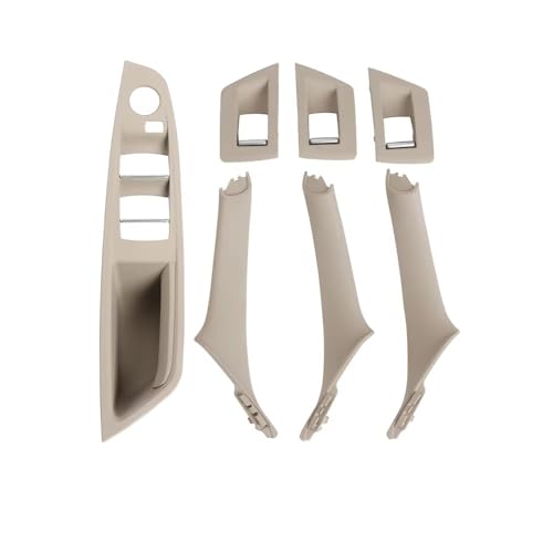 Asfgchh Auto-Innentürgriff-Abdeckung für BMW 5er-Serie F10 F11 520d 525d 530d 535i 2010–2017 (LHD Oyster) von Asfgchh