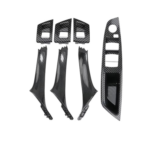 Asfgchh Auto-Innentürgriff-Abdeckung für BMW 5er-Serie F10 F11 520d 525d 530d 535i 2010–2017 (RHD Carbon) von Asfgchh
