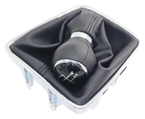 Asfgchh Für VW T&iguan 2008–2011 6-Gang-Schaltknauf mit Leder-Kofferraumhebel, Tihuanjian-Autoknauf Asfgchh Für VW T&iguan 2008–2011 6-Gang-Schaltknauf mit Leder-Kofferraumhebel, Tihuanjian-Autoknauf von Asfgchh