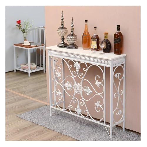 Asfgchh Heizkörperabdeckung aus schwarzem Metall mit Holzablage, moderner Kühlkörper für Bett und Sofa, Sideboard, schmaler Rahmen (Größe: 90 x 24 x 80 cm, Farbe: Weiß) von Asfgchh