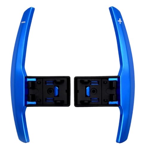 Asfgchh Schaltwippen Auto Lenkrad Paddel Schalthebel Verlängerung F-Modell M3 X5M 2010-2013 X6M Legierung Schaltzubehör (blau) von Asfgchh