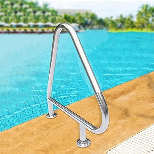 Pool-Handlauf aus Edelstahl mit Griffabdeckung und Montageset für sicheren Zugang zum Schwimmen von Asfgchh