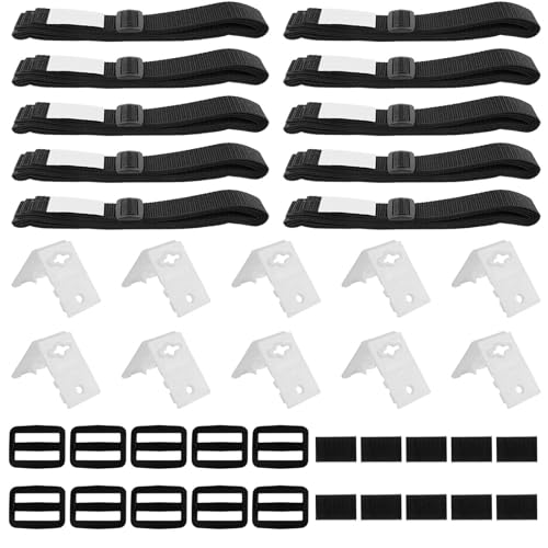 8er Haltebänder, Pool Aufroller Aufrollvorrichtung, Haltebänder für Poolfolie Solarfolie, Befestigungsband für Pool-Aufroller, Haltebänder Poolfolie Solarfolie für universelle Schwimmbecken im Boden von Asfrode