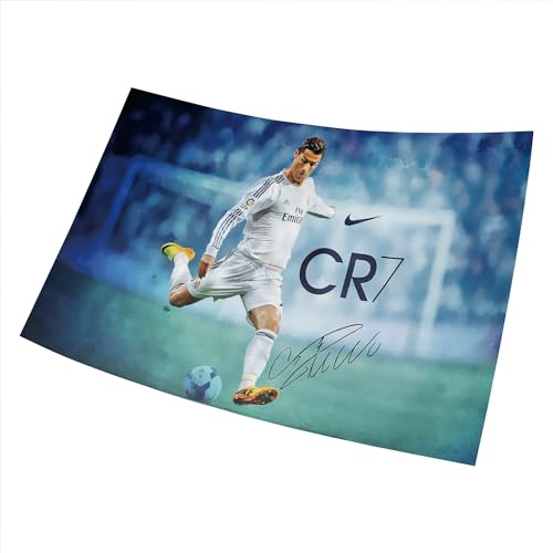 Cristiano Ronaldo Posterdruck, Größe 28 x 43 cm, Geschenk, dekorativer Druck, Wand von Asher