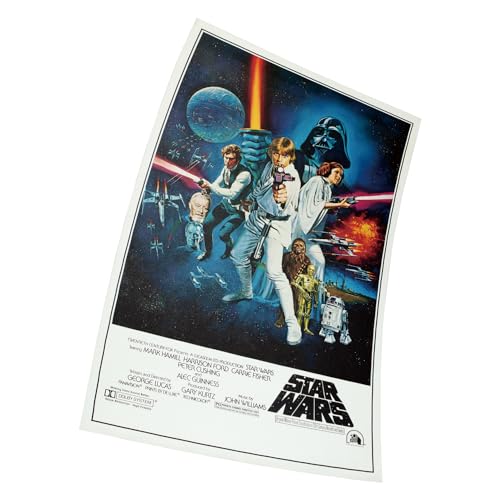 Filmposter Star Wars Retro Sci-Fi, 30 x 46 cm, 300 x 460 mm von Asher