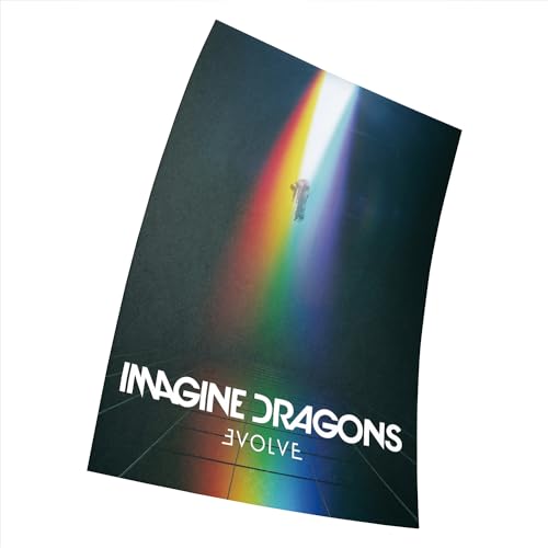 Imagine Dragons Evolve Musikalbum Posterdruck Größe 28 x 43 cm (28 x 43 cm) Geschenk dekorativer Druck Wand von Asher