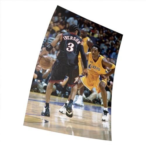 Poster Allen Iverson Dribble & Kobe Bryant Basketball Star 38 x 58 cm (380 x 580 mm) von Asher