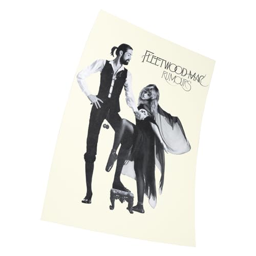 Rumours Fleetwood Mac. Iconic Album Cover Poster Größe 30 x 46 cm (300 x 460 mm) mattiertes Papier Material Geschenk Deko Wand von Asher