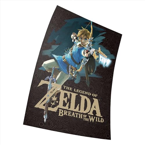 The Legend of Zelda Breath of the Wild Posterdruck, Größe: 28 x 43 cm, mattes Finish, Papiermaterial, Geschenk, dekorativer Druck von Asher