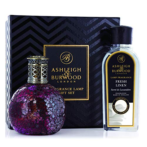 Ashleigh & Burwood Duftlampe "Rose Bud" mit Raumduft "Fresh Linen" 250ml von ASHLEIGH & BURWOOD