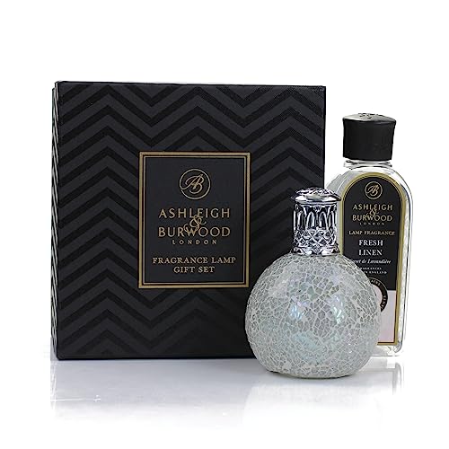 Ashleigh & Burwood Duftlampe "The Pearl" mit Raumduft "Fresh Linen" 250ml von ASHLEIGH & BURWOOD