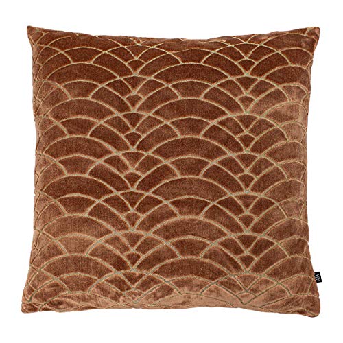 Ashley Wilde Dinarischen Polyester gefülltes Kissen, Viskose, Polyester, Terracotta / Sunset von Ashley Wilde