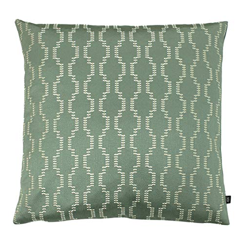 Ashley Wilde Nash Polyester gefülltes Kissen, Sage/EAU De Nil, 50 x 50cm von Ashley Wilde