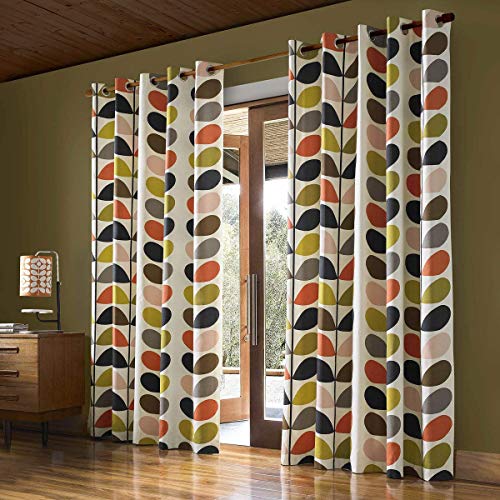 Ashley Wilde Orla Kiely Multi Stem gefüttert Vorhänge 167,6 x 182,9 cm von Ashley Wilde