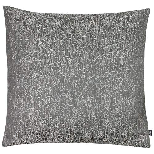 Ashley Wilde Rion Polyester gefülltes Kissen, Slate/Stahl, 50 x 50cm von Ashley Wilde