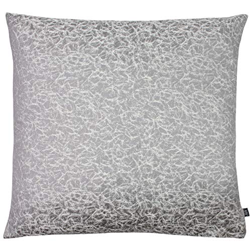 Ashley Wilde Wick Polyester gefülltes Kissen, Dove/Silber, 50 x 50cm von Ashley Wilde