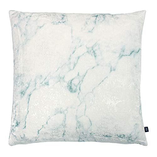 Ashley Wilde Zinnober Feder gefülltes Kissen, Polyester, Seagreen/Eu De Nil, 50 x 50cm von Ashley Wilde