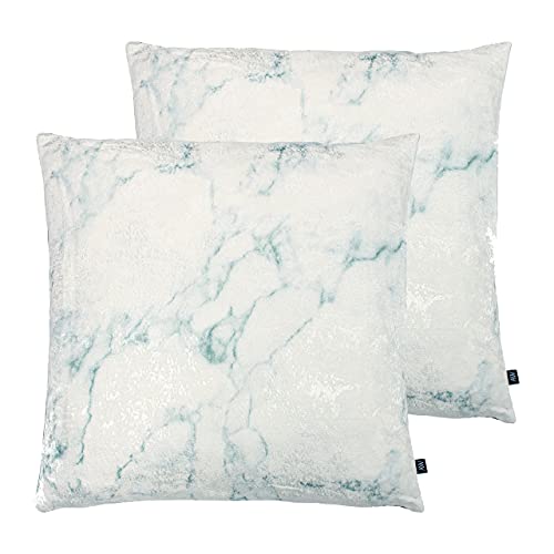 Ashley Wilde Zinnober Kissen, Polyester, Seagreen/Eu De Nil, 50 x 50cm, 2 von Ashley Wilde