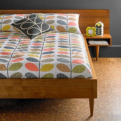 Orla Kiely Scribble Stem Multi Duvet Cover, Double 200x200cm von Ashley Wilde