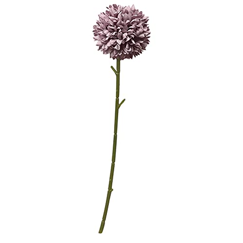 Ashleyzj Künstliche Hortensie Blumen, Pompon Chrysantheme Kugel Blumen für Hausgarten Party Büro Dekoration, Braut Hochzeitssträuße, Blumenschmuck, Mittelstücke (Purple, One Size) von Ashleyzj