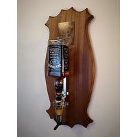 Whisky - Und Spirituosenspender, An Der Wand Montierter Alkoholspender, 1 Flaschenhalter, Hartholzspender/Geschenk Für Ihn Vater Ehemann Whisky - Und Spirituosenspender, An Der Wand Montierter Alkoholspender, 1 Flaschenhalter, Hartholzspender/Geschenk Für Ihn Vater Ehemann von AshminWood