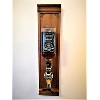 Whisky & Spirituosen Spender/Wand Alkohol 1 Flaschenhalter Hartholz Geschenk Für Ihn Vater Ehemann von AshminWood