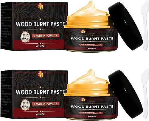 Ashopfun Wood Burnt Paste Arts and Crafts Wood Burning Gel for Home or Office, Wood Burning Paste,Wood Crafts Suitabl Marker for Wood Burning (2 Pcs) von Ashopfun