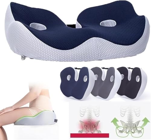 Libiyi Outfany Ergoseat Welnax Orthosoothe Memory Foam Sitzkissen, waschbar, ergonomisches U-förmiges Sitzkissen aus Memory-Schaum, U-förmiges Sitzkissen für Damen und Herren, orthopädisches von Ashopfun