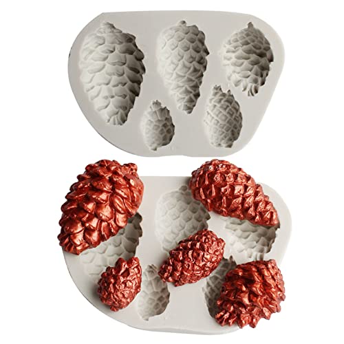2 Stück Silikonformen Tannenzapfenform Silikonform Fondant Schokoladenform Silikon Fondant Formen Tannenzapfen 3D Mousse Form Kuchenform Silikonform für Schokoladen Seife Gelee Muffin Kuchen Backen 2 Stück Silikonformen Tannenzapfenform Silikonform Fondant Schokoladenform Silikon Fondant Formen Tannenzapfen 3D Mousse Form Kuchenform Silikonform für Schokoladen Seife Gelee Muffin Kuchen Backen von Ashuxxn