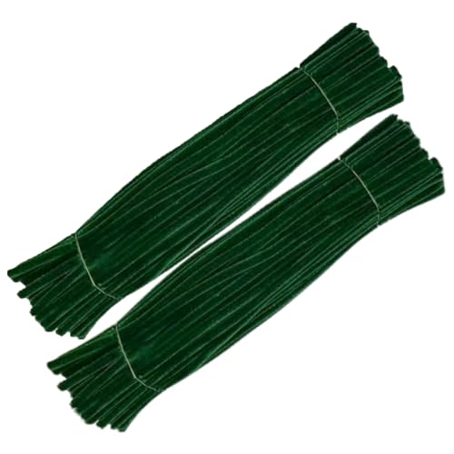 Ashuxxn 200 Stück Grün Pfeifenreiniger Grün Pfeifenputzer Flexible Chenille Stiele Biegeplüsch Basteldraht Chenilledraht Biegeplüsch Pfeifenreiniger Chenilledraht 30CM für DIY Kunst (Dunkelgrün) Ashuxxn 200 Stück Grün Pfeifenreiniger Grün Pfeifenputzer Flexible Chenille Stiele Biegeplüsch Basteldraht Chenilledraht Biegeplüsch Pfeifenreiniger Chenilledraht 30CM für DIY Kunst (Dunkelgrün) von Ashuxxn