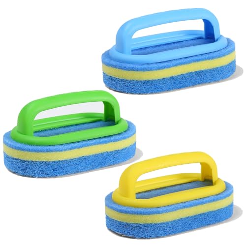 Ashuxxn 3 Stück Reinigungsschwamm mit Griff 16 x 9,5 x 7.5 cm Schwamm Pool Reinigungsbürste Pool Schwamm Bürsten Handliche Spezialbürste für Schwimmbadreinigung, Teich Reinigungszubehör Ashuxxn 3 Stück Reinigungsschwamm mit Griff 16 x 9,5 x 7.5 cm Schwamm Pool Reinigungsbürste Pool Schwamm Bürsten Handliche Spezialbürste für Schwimmbadreinigung, Teich Reinigungszubehör von Ashuxxn