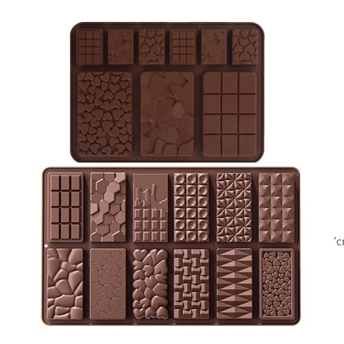 Ashuxxn Tief Schokoladentafel Form Silikonform Schokoladentafel Tiefe Schokoladenform Dubai Schokolade Form Silikonform Schokolade Schokolade Form für Schokolade Praline Süßigkeiten von Ashuxxn