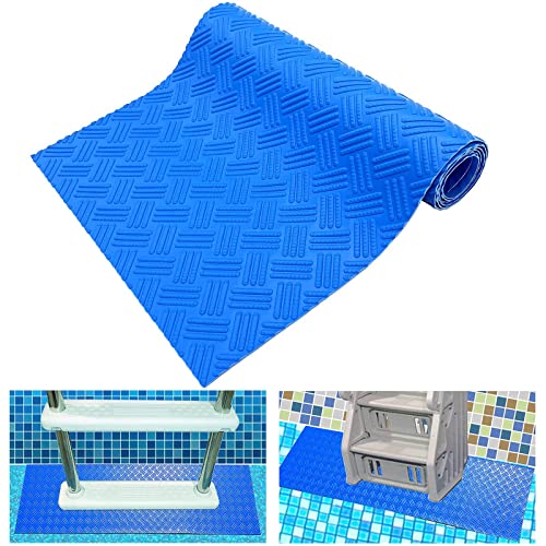 Schwimmbadleitermatte Pool-Leitermatte Schutzmatte Für Poolleiter Anti-Rutsch-Matte Schwimmleitermatte Schwimmbecken Leitermatte für Schwimmbad Liner und Treppen Schutz 23 * 90m von Ashuxxn