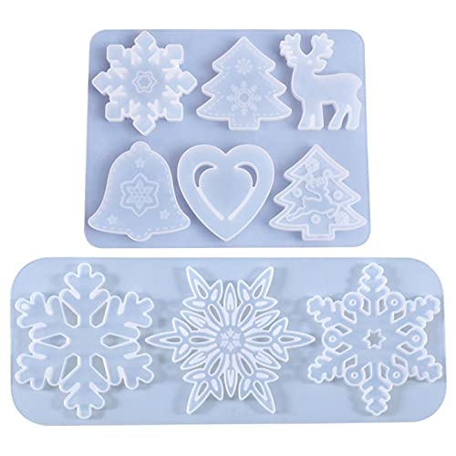 Weihnachten Thema Silikonform Weihnachten Seifenform Harz Schneeflocke Form DIY Backformen Werkzeuge Fondant Formen Harz Casting Form für Muffins Cupcakes Kuchen Pudding Eiswürfel Gelee Seife 2 Stück Weihnachten Thema Silikonform Weihnachten Seifenform Harz Schneeflocke Form DIY Backformen Werkzeuge Fondant Formen Harz Casting Form für Muffins Cupcakes Kuchen Pudding Eiswürfel Gelee Seife 2 Stück von Ashuxxn