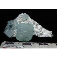 Grüner Apophyllit Mit Heulandit | Unedles Natürliches Mineral #3163 von AshwiniMinerals