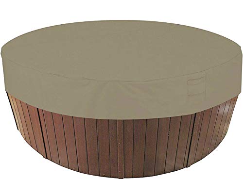 Asiacreate Abdeckung für Whirlpool, rund, wasserdicht, 200 x 30 cm, Beige von AsiaCreate