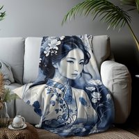 Throw Blanket in Boho Style, Gift For Mom & Dad To Cuddle Up Under A Cozy Blanket, Thow As Great Gift Friends Sister von AsiaSpirits