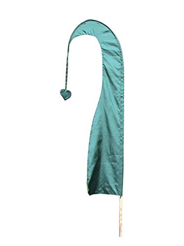 Bali-Fahne, Polyester, dunkelgrün, 200 cm von Asiastyle