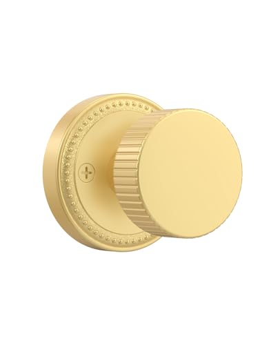 Asidrama Türknauf mit Schloss, goldfarben, für Schlafzimmer oder Badezimmer, robuster Türgriff für linke und rechte Türen, 1 Packung Asidrama Türknauf mit Schloss, goldfarben, für Schlafzimmer oder Badezimmer, robuster Türgriff für linke und rechte Türen, 1 Packung von Asidrama