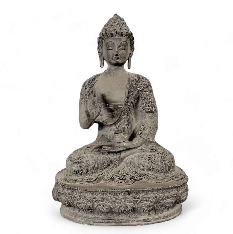 Asien LifeStyle Buddhafigur Buddha Bronze Figur mit lehrender Geste 31,5 cm von Asien LifeStyle