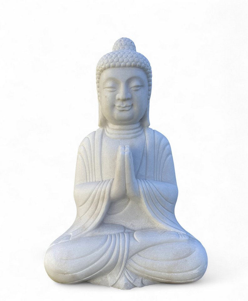 Asien LifeStyle Buddhafigur Garten Buddha Statue Marmor Stein Anjali Mudra Asien LifeStyle Buddhafigur Garten Buddha Statue Marmor Stein Anjali Mudra von Asien LifeStyle