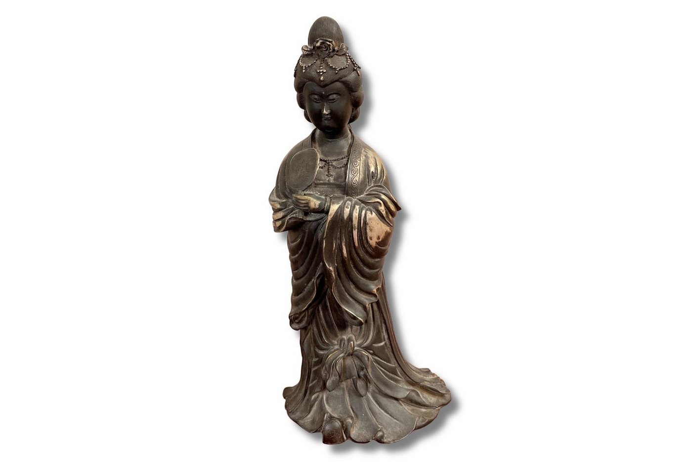 Asien LifeStyle Buddhafigur Japanische Geisha Figur (37cm) Bronze Skulptur von Asien LifeStyle