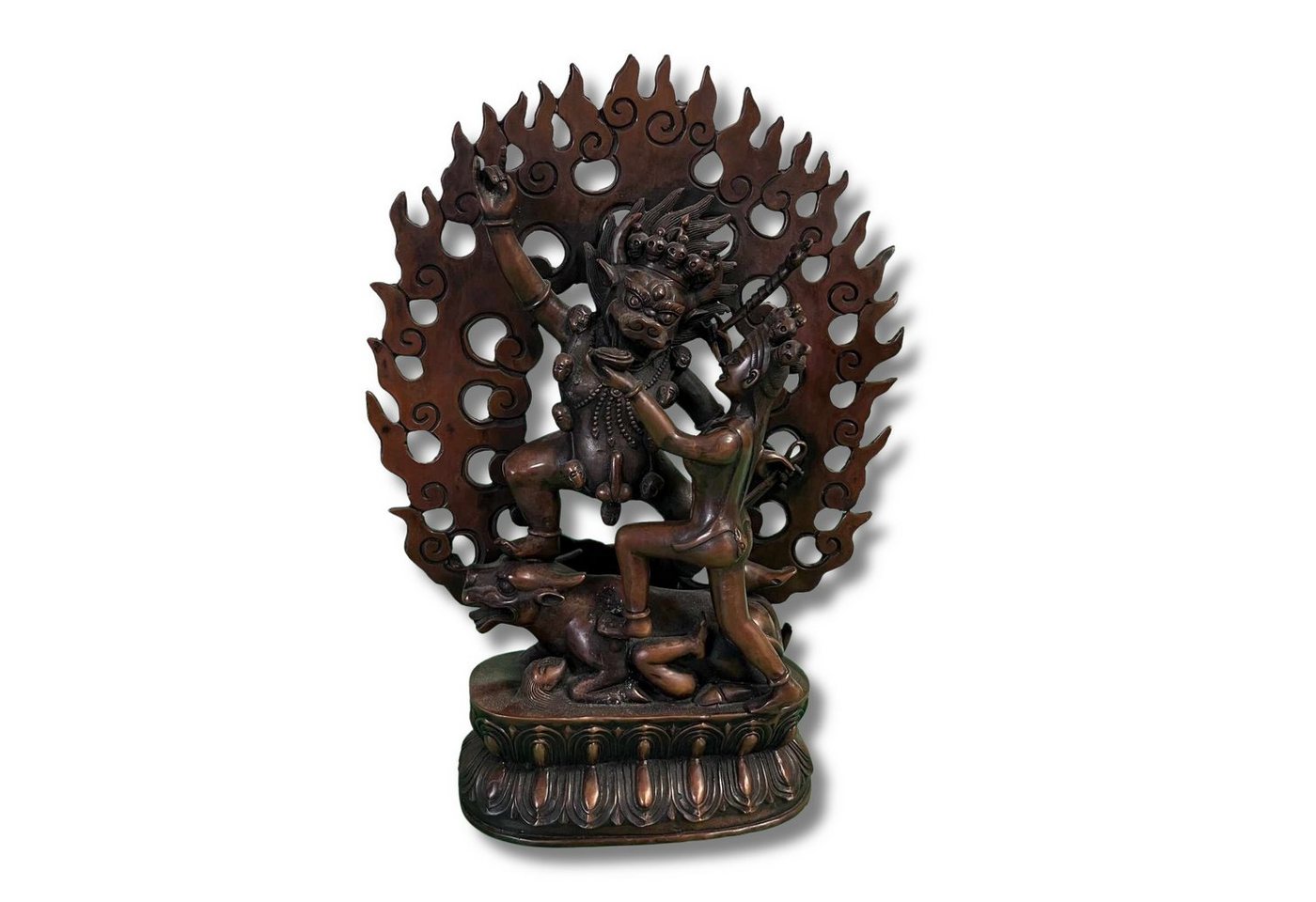 Asien LifeStyle Buddhafigur Yamantaka Vajrabhaira Bronze Figur Tibet von Asien LifeStyle