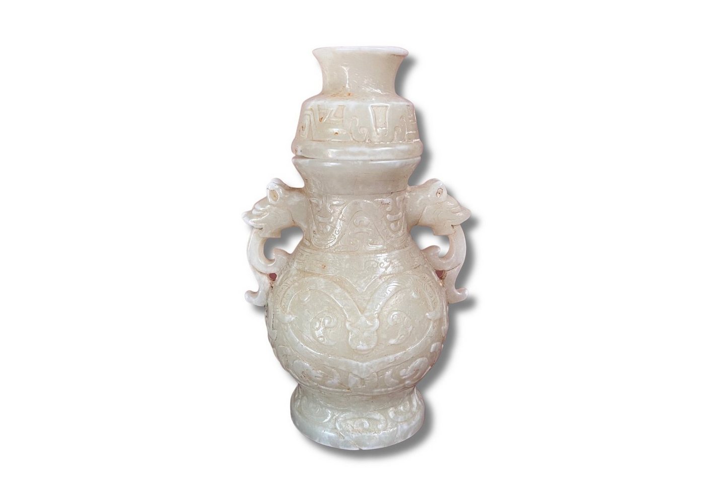 Asien LifeStyle Tischvase Jade Vase China Drachen Henkel von Asien LifeStyle