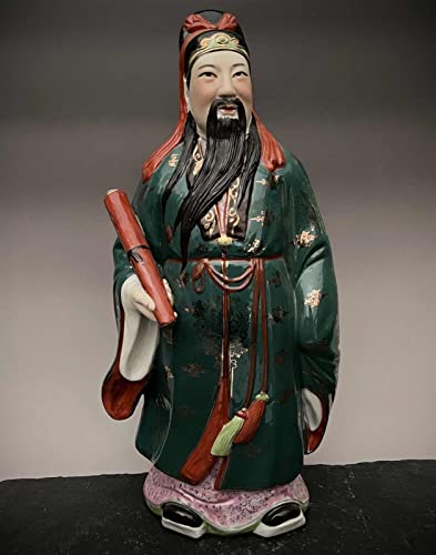 Asien Lifestyle Fu Porzellan Figur 49cm chinesischer Hausgott Symbol des Glücks von Asien Lifestyle