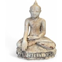 Alte Burma Buddha Statue Aus Marmor Stein 66 cm Groß von AsienLifeStyleDe