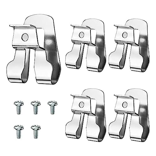 Asinfter 10 St?ck Bohrerclip Metall Treiberhaken G?rtelclip f?r Werkzeugg?rtel 633586002 636181001 Ersatzteil mit Schrauben von Asinfter