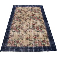 Handgefertigter Distressed Oushak Teppich - 180x90cm von AsitaneCarpet