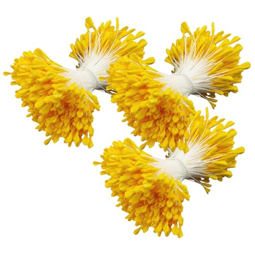 3 Bündel Pfeifenreiniger Blumen Staubblatt,Pfeifenreiniger Blumen,Simuliertes Kunstblume Staubgefäß,3 mm,Geeignet für Die Herstellung von Tulpensträußen,DIY-Bastelprojekten von Asitanie
