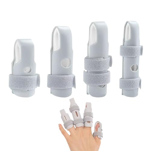 Asitanie 4 Stück Fingerschiene Kleiner Finger Ringfinger Fingerschiene Mittelfinger Daumen Fingerschiene Zeigefinger Verwendet Zum Dehnen Und Stabilisieren Der Finger, Zur Linderung Von Arthritis Asitanie 4 Stück Fingerschiene Kleiner Finger Ringfinger Fingerschiene Mittelfinger Daumen Fingerschiene Zeigefinger Verwendet Zum Dehnen Und Stabilisieren Der Finger, Zur Linderung Von Arthritis von Asitanie